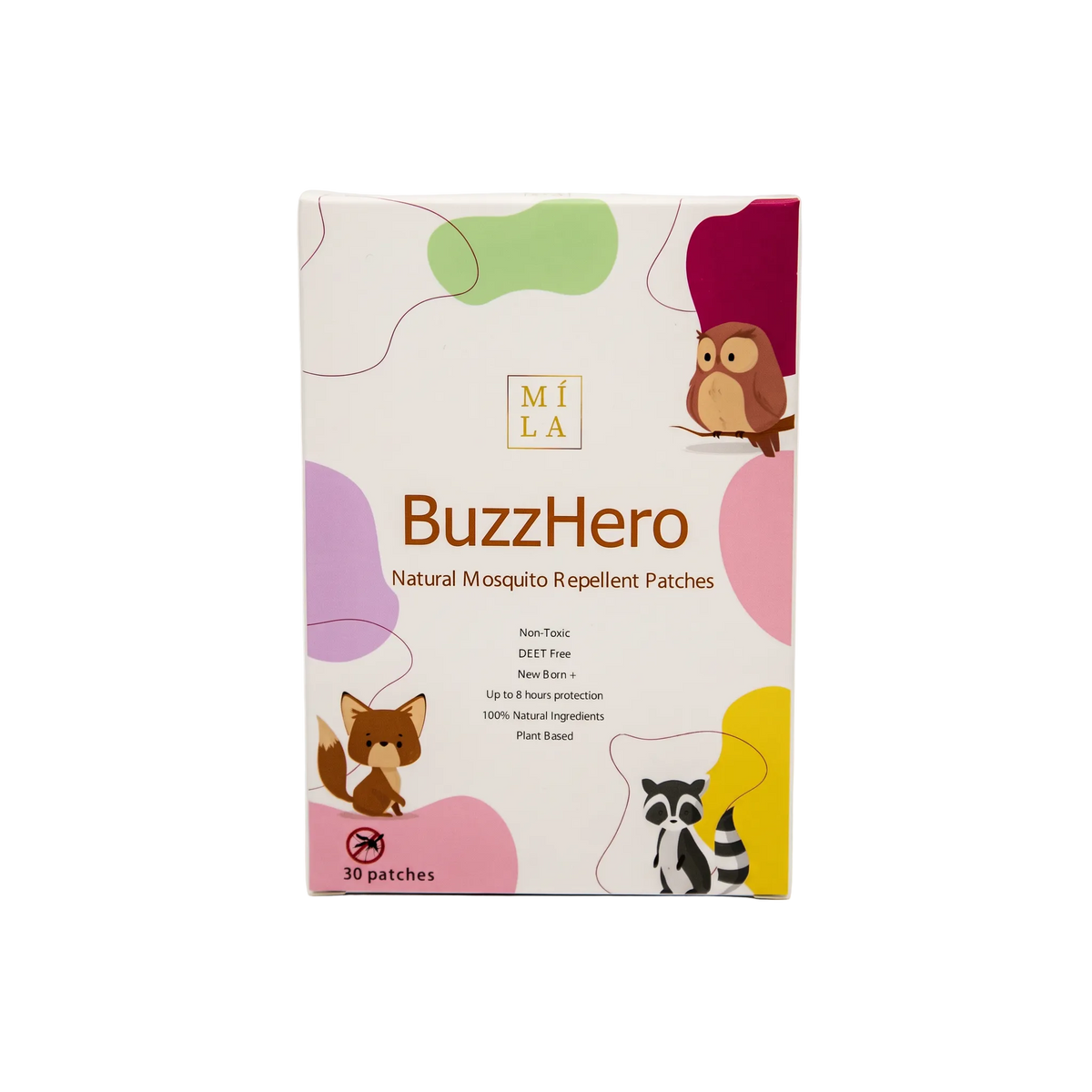 Mila Buzzhero Natural Mosquito Repellent Patches